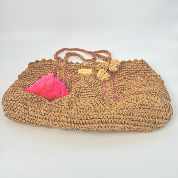 Lilly Pulitzer Beach Tote Bag Nosara Straw - Picture 8 of 8
